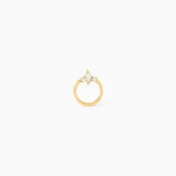 Piercing Babs Or Jaune Opale Oxyde De Zirconium