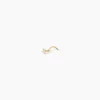 Piercing De Nez Fethi Serti Griffe Or Jaune Oxyde De Zirconium
