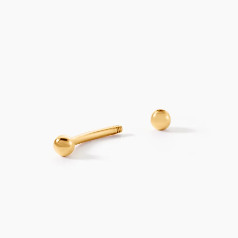 Piercing D'oreille Et/ou D'arcade Bolek Or Jaune