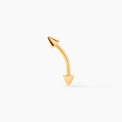 Piercing D'oreille Et/ou D'arcade Tylluarch Or Jaune