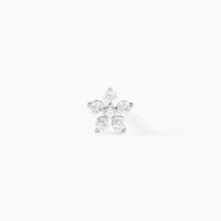 Piercing D'oreille Unitaire Argent Percy Oxyde De Zirconium