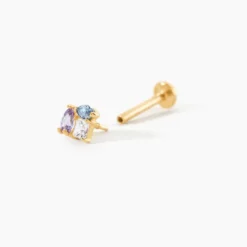 Piercing Jafet Or Jaune Oxyde De Zirconium