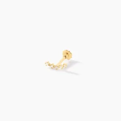 Piercing Mave Or Jaune Oxyde De Zirconium