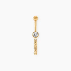 Piercing Rexanne Or Jaune Oxyde De Zirconium