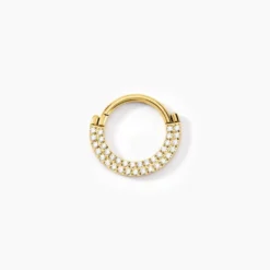 Piercing Septum Bettris Acier Jaune Oxyde De Zirconium